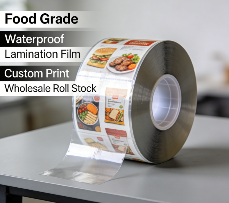 Cấp thực phẩm BOPP Lamination Film Roll Phim đóng gói linh hoạt được in tùy chỉnh